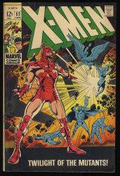 Cover Scan: X-Men #52 FN- 5.5 1st full Eric the Red! Twilight of the Mutants! - Item ID #357324