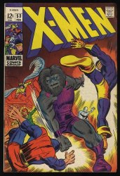 Cover Scan: X-Men #53 FN+ 6.5 1st Barry Windsor Smith Art! Blastaar! Beast Origin! - Item ID #357325