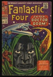 Cover Scan: Fantastic Four #57 VG+ 4.5 Doctor Doom Silver Surfer Appearance - Item ID #357328