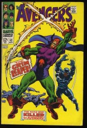 Cover Scan: Avengers #52 FN- 5.5 1st Appearance Grim Reaper! Black Panther! - Item ID #357330