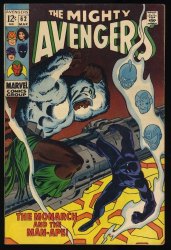 Cover Scan: Avengers #62 FN- 5.5 1st Appearance Man-Ape! Black Panther! - Item ID #357334