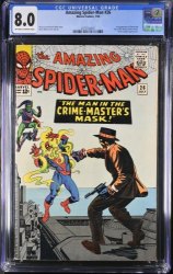 Cover Scan: Amazing Spider-Man #26 CGC VF 8.0 Green Goblin 1st Crime Master! - Item ID #357336