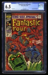 Cover Scan: Fantastic Four Annual #6 CGC FN+ 6.5 1st Appearance Annihilus! - Item ID #357999