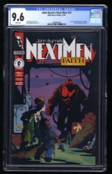 Cover Scan: John Byrne's Next Men #21 CGC NM+ 9.6 White Pages 1st Appearance Hellboy! - Item ID #358099