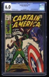 Cover Scan: Captain America #117 CGC FN 6.0 1st Appearance Falcon! Stan Lee! - Item ID #358117