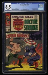 Cover Scan: Strange Tales #159 CGC VF+ 8.5 White Pages 1st Appearance Contessa Valentina! - Item ID #358445