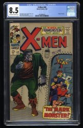 Cover Scan: X-Men #40 CGC VF+ 8.5 Classic Cover! Frankenstein Appearance! Cyclops! - Item ID #358462