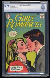 Cover Scan: Girls' Romances #101 CBCS NM- 9.2 White Pages Jay Scott Pike Cover! - Item ID #358466