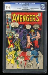 Cover Scan: Avengers #91 CGC NM+ 9.6 Captain Marvel and Sentry Appearance! Bondage Cover! - Item ID #358474