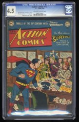 Cover Scan: Action Comics #147 CGC VG+ 4.5 Off White to White - Item ID #358481