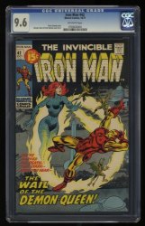 Cover Scan: Iron Man #42 CGC NM+ 9.6 Off White - Item ID #358741