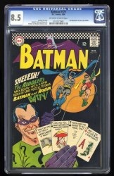 Cover Scan: Batman #179 CGC VF+ 8.5 2nd Appearance Silver Age Riddler! Gil Kane Art! - Item ID #358768