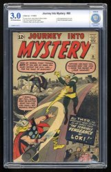 Cover Scan: Journey Into Mystery #88 CBCS GD/VG 3.0 2nd Appearance Loki! Thor! - Item ID #358777