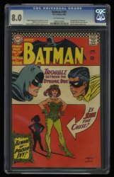 Cover Scan: Batman #181 CGC VF 8.0 Off White 1st Appearance Poison Ivy! - Item ID #358785