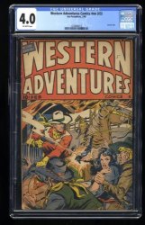 Cover Scan: Western Adventures Comics #nn CGC VG 4.0 Off White (#3) Used in SOTI! - Item ID #358789