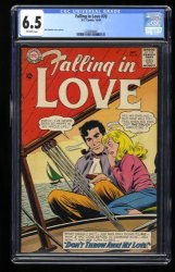 Cover Scan: Falling In Love #70 CGC FN+ 6.5 Off White John Romita Cover and Art! - Item ID #358790