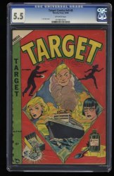 Cover Scan: Target Comics #8 CGC FN- 5.5 Off White L.B. Cole Cover! - Item ID #359055