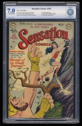 Cover Scan: Sensation Comics #105 CBCS FN/VF 7.0 Light Tan to Off White - Item ID #359074