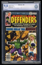 Cover Scan: Defenders #68 CBCS NM/M 9.8 White Pages - Item ID #359093