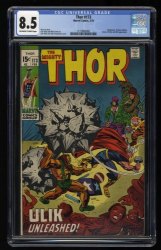 Cover Scan: Thor #173 CGC VF+ 8.5 Off White to White - Item ID #359149