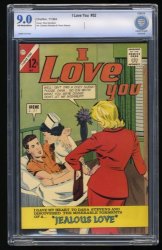 Cover Scan: I Love You #52 CBCS VF/NM 9.0 Off White to White - Item ID #359399