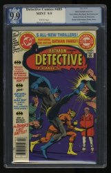 Cover Scan: Detective Comics (1937) #485 PGX Mint 9.9 White Pages - Item ID #359459