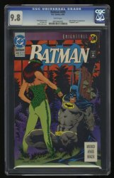 Cover Scan: Batman #495 CGC NM/M 9.8 White Pages Knightfall Part 7 Joker Poison Ivy! - Item ID #359461