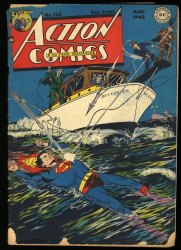 Cover Scan: Action Comics #123 GD/VG 3.0 Boring/Kaye/Adler Cover! Zatara Story! - Item ID #359767