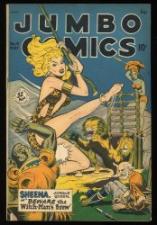 Cover Scan: Jumbo Comics #111 FN 6.0 Golden Age Fantasy! Sheena! - Item ID #359772