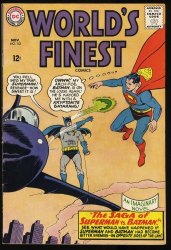 Cover Scan: World's Finest Comics #153 FN+ 6.5 Batman Slaps Robin Meme! - Item ID #359808