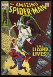 Cover Scan: Amazing Spider-Man #76 FN 6.0 Lizard Human Torch Appearance! - Item ID #360602