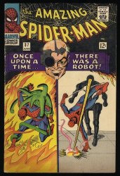 Cover Scan: Amazing Spider-Man #37 VG+ 4.5 1st Norman Osborne! Stan Lee! - Item ID #360807