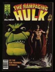 Cover Scan: Rampaging Hulk #5 VF+ 8.5 Sub-Mariner! Jim Starlin Cover Art! - Item ID #361220