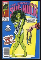 Cover Scan: Sensational She-Hulk #40 VF+ 8.5 Newsstand Variant - Item ID #362548
