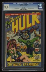 Cover Scan: Incredible Hulk (1962) #150 CGC NM 9.4 White Pages - Item ID #362591