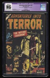 Cover Scan: Adventures Into Terror #27 CGC CV 0.1 Cream To Off White (Restored) - Item ID #362594