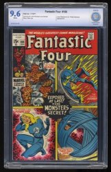 Cover Scan: Fantastic Four #106 CBCS NM+ 9.6 Stan Lee, Art by Romita and Sinnott!!! - Item ID #362601