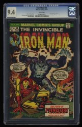 Cover Scan: Iron Man #56 CGC NM 9.4 White Pages - Item ID #362665