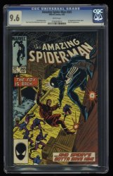 Cover Scan: Amazing Spider-Man #265 CGC NM+ 9.6 White Pages 1st Appearance Silver Sable! - Item ID #362674