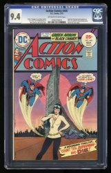 Cover Scan: Action Comics #445 CGC NM 9.4 Off White to White - Item ID #362692