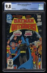 Cover Scan: Batman and the Outsiders #1 CGC NM/M 9.8 White Pages - Item ID #362931