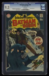 Cover Scan: Detective Comics (1937) #394 CGC NM- 9.2 White Pages Batman! - Item ID #362932
