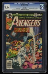 Cover Scan: Avengers #177 CGC NM+ 9.6 White Pages Death of Korvac! - Item ID #362938