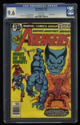 Cover Scan: Avengers #178 CGC NM+ 9.6 White Pages Beast Solo Story! - Item ID #362939