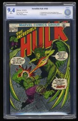 Cover Scan: Incredible Hulk (1962) #168 CBCS NM 9.4 White Pages 1st Harpy! - Item ID #362953