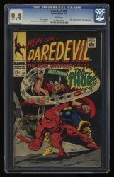 Cover Scan: Daredevil #30 CGC NM 9.4 White Pages vs. Thor If There Should Be a Thunder God! - Item ID #363242
