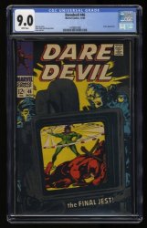 Cover Scan: Daredevil #46 CGC VF/NM 9.0 White Pages Jester! Stan Lee & Gene Colan Cover! - Item ID #363244