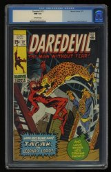 Cover Scan: Daredevil #72 CGC NM 9.4 Off White 1st Appearance of Tagak the Leopards Lord! - Item ID #363246