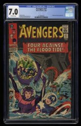 Cover Scan: Avengers #27 CGC FN/VF 7.0 Off White Attuma! Beetle! Silver Age! - Item ID #363377
