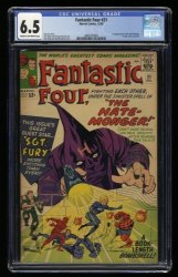 Cover Scan: Fantastic Four #21 CGC FN+ 6.5 1st Appearance Hate-Monger! Sgt. Fury! - Item ID #363384